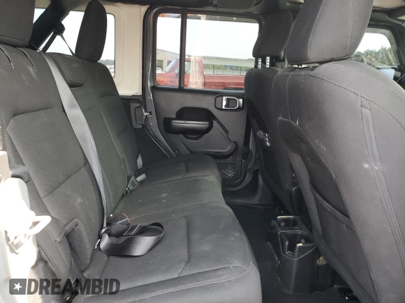 2018 Jeep Wrangler Unlimited Sport S with VIN 1C4HJXDG0JW281103, listed as a Copart auction lot 60400565 with 112,485 mi miles and Salvage title. Bid and sale history available at DreamBid. Image 11.