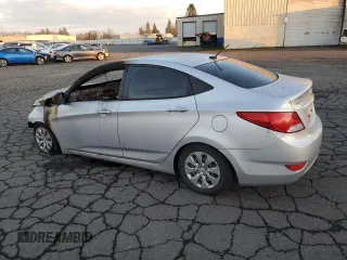 2017 Hyundai Accent SE with VIN KMHCT4AE6HU196466, listed as a Copart auction lot 82889574 with 0 mi miles and Salvage Title. Bid and sale history available at carsss.com. Image 2.
