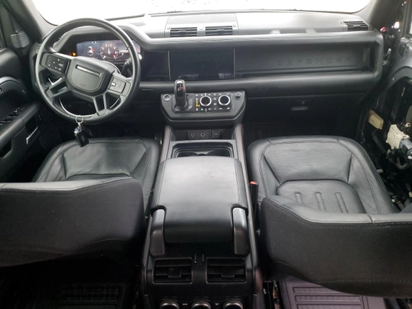 2020 Land Rover Defender X with VIN SALEXEEU0L2021510, listed as a Copart auction lot 41806055 with 58,647 mi miles and Salvage title. Bid and sale history available at DreamBid. Image 8.