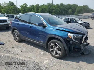 2021 GMC Terrain SLT with VIN 3GKALVEV5ML335216, listed as a Copart auction lot 59004515 with 78,776 mi miles and Salvage title. Bid and sale history available at DreamBid. Image 4.