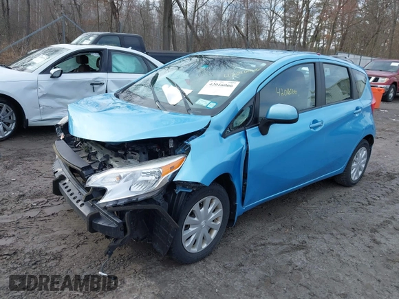 2014 Nissan Note S Plus with VIN 3N1CE2CP0EL437562, listed as a IAAI auction lot 42016066 with 43,228 mi miles and . Bid and sale history available at DreamBid. Image 2.