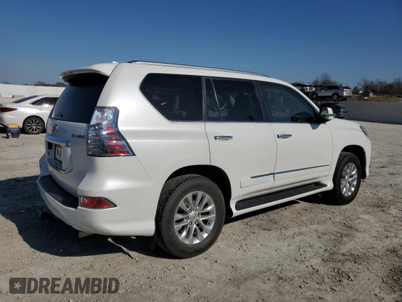 2018 Lexus GX with VIN JTJBM7FXXJ5202064, listed as a Copart auction lot 48698065 with 99,196 mi miles and Salvage Title. Bid and sale history available at carsss.com. Image 3.