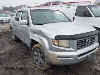 2007 Honda Ridgeline RTS with VIN 2HJYK16437H540439, listed as a IAAI auction lot 41552166 with 172,824 mi miles. Bid and sale history available at carsss.com. Image 1.