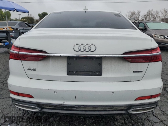 2019 Audi A6 Premium Plus with VIN WAUL2AF21KN065741, listed as a Copart auction lot 45146175 with 27,726 mi miles and Salvage Title. Bid and sale history available at carsss.com. Image 6.