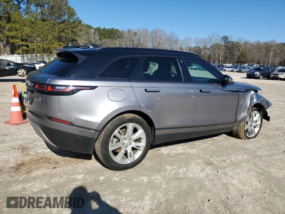 2020 Land Rover Range Rover Velar S with VIN SALYB2FVXLA245116, listed as a Copart auction lot 41598445 with 54,139 mi miles and Salvage Title. Bid and sale history available at carsss.com. Image 3.