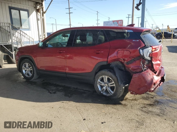 2020 GMC Terrain SLE with VIN 3GKALMEV0LL238207, listed as a Copart auction lot 47496845 with 52,568 mi miles and Salvage Title. Bid and sale history available at carsss.com. Image 2.