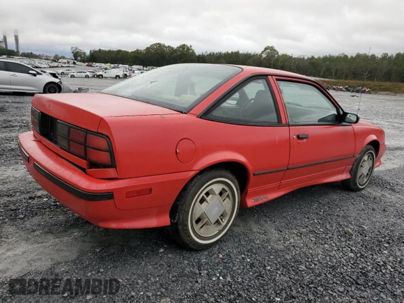 1990 Chevrolet Cavalier with VIN 1G1JF14T7L7118385, listed as a Copart auction lot 80927584 with 91,776 mi miles and Clean Title. Bid and sale history available at DreamBid. Image 3.