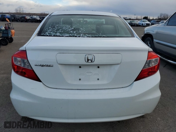 2012 Honda Civic z VIN 2HGFB2F44CH034163, wystawiony jako Copart lot #84198064 z przebiegiem 180 135 mil mil oraz Czysty tytuł • Clean title. Historia ofert i sprzedaży dostępna na DreamBid. Obrazek 6.