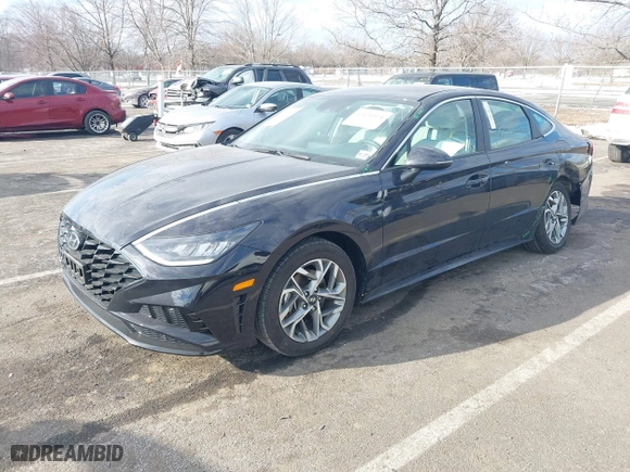2023 Hyundai Sonata SEL with VIN KMHL64JA1PA275970, listed as a IAAI auction lot 41426974 with 14,690 mi miles. Bid and sale history available at carsss.com. Image 17.