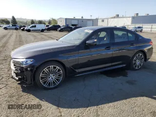 2019 BMW 5 Series 530e with VIN WBAJA9C51KB254706, listed as a Copart auction lot 53064505 with 87,622 mi miles and Salvage title. Bid and sale history available at DreamBid. Image 1.