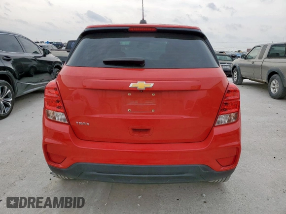 2020 Chevrolet Trax LS with VIN KL7CJKSB7LB346315, listed as a Copart auction lot 53346425 with 52,313 mi miles and Salvage Title. Bid and sale history available at DreamBid. Image 6.