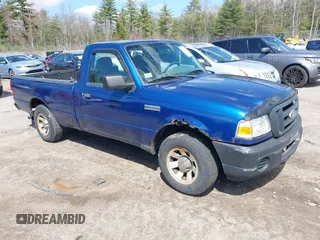 2009 Ford Ranger XL with VIN 1FTYR10D59PA06186, listed as a IAAI auction lot 42103327 with 124,558 mi miles. Bid and sale history available at carsss.com. Image 1.