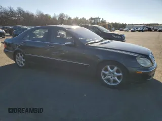 2004 Mercedes-Benz S-Class 5.0L with VIN WDBNG84J04A407348, listed as a Copart auction lot 80430614 with 160,172 mi miles and Salvage Title. Bid and sale history available at carsss.com. Image 4.