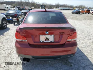 2012 BMW 1 Series 135i with VIN WBAUC9C5XCVM12726, listed as a Copart auction lot 48102254 with 82,285 mi miles and Salvage title. Bid and sale history available at DreamBid. Image 6.