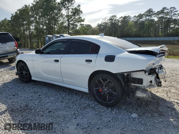 2021 Dodge Charger GT with VIN 2C3CDXHG9MH603949, listed as a Copart auction lot 49962995 with 12,892 mi miles and Salvage Title. Bid and sale history available at DreamBid. Image 2.