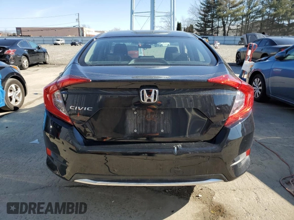 2019 Honda Civic LX with VIN 2HGFC2F69KH545378, listed as a Copart auction lot 47031865 with 66,498 mi miles and Salvage Title. Bid and sale history available at DreamBid. Image 6.