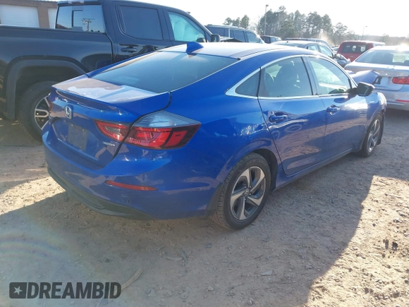 2019 Honda Insight LX with VIN 19XZE4F14KE004661, listed as a IAAI auction lot 41503980 with 110,189 mi miles and . Bid and sale history available at carsss.com. Image 4.