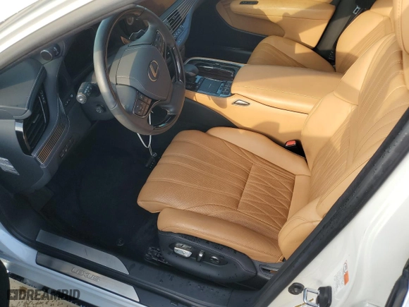 2021 Lexus LS with VIN JTHD51FFXM5013754, listed as a Copart auction lot 73820734 with 0 mi miles and Non Repairable. Bid and sale history available at carsss.com. Image 7.