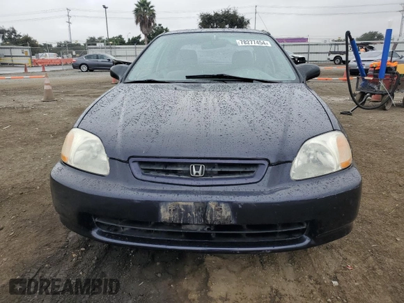 1997 Honda Civic DX with VIN 2HGEJ6342VH107818, listed as a Copart auction lot 78277454 with 176,302 mi miles and Clean Title. Bid and sale history available at DreamBid. Image 5.