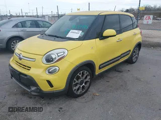 2015 FIAT 500L Urbana Trekking with VIN ZFBCFADH0FZ030995, listed as a IAAI auction lot 41653415 with 115,629 mi miles and . Bid and sale history available at DreamBid. Image 2.