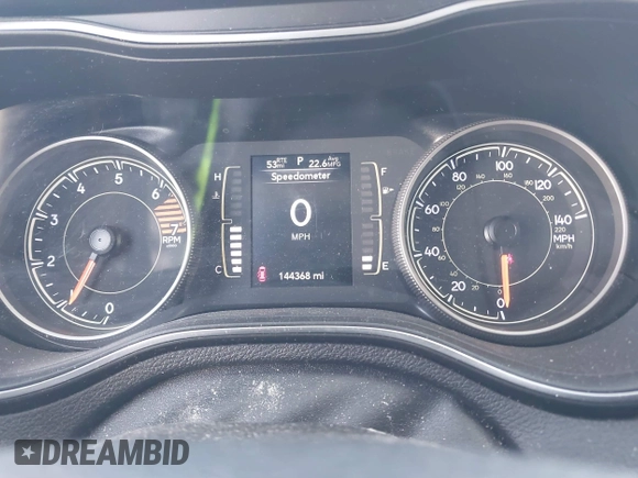 2019 Jeep Cherokee Latitude Plus with VIN 1C4PJLLB0KD382309, listed as a IAAI auction lot 41812968 with 144,368 mi miles. Bid and sale history available at carsss.com. Image 7.