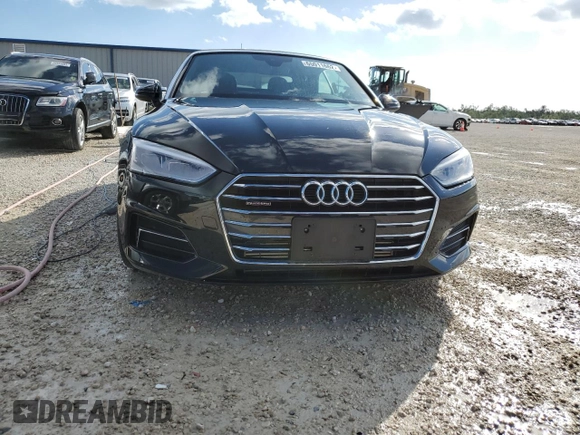 2019 Audi A5 Cabriolet Premium z VIN WAUWNGF56KN010302, wystawiony jako Copart lot #65011662 z przebiegiem Nie podano mil oraz . Historia ofert i sprzedaży dostępna na DreamBid. Obrazek 5.