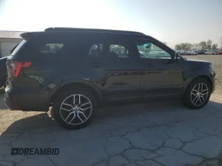 2017 Ford Explorer Sport with VIN 1FM5K8GT8HGA74683, listed as a Copart auction lot 55941375 with 160,898 mi miles and Salvage title. Bid and sale history available at DreamBid. Image 3.