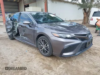 2023 Toyota Camry SE with VIN 4T1G11AK6PU761681, listed as a IAAI auction lot 41766008 with 18,690 mi miles. Bid and sale history available at carsss.com. Image 1.