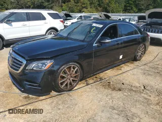 2020 Mercedes-Benz S-Class S 560 with VIN WDDUG8DB3LA518292, listed as a Copart auction lot 71921084 with 0 mi miles and Salvage Title. Bid and sale history available at carsss.com. Image 1.
