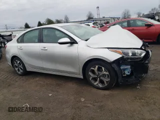 2021 Kia Forte LXS with VIN 3KPF24AD5ME337113, listed as a Copart auction lot 46747595 with 43,552 mi miles and Salvage Title. Bid and sale history available at DreamBid. Image 4.