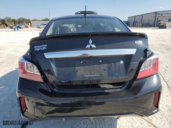 2022 Mitsubishi Mirage G4 ES with VIN ML32FUFJ7NHF06549, listed as a Copart auction lot 41464795 with 46,383 mi miles and Non Repairable. Bid and sale history available at carsss.com. Image 6.