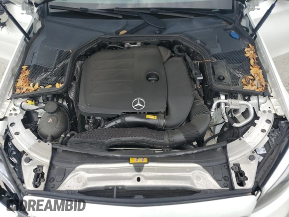 2021 Mercedes-Benz C 300 with VIN W1KWF8EB4MR651866, listed as a Copart auction lot 57775215 with 58,641 mi miles and Non repairable. Bid and sale history available at DreamBid. Image 11.