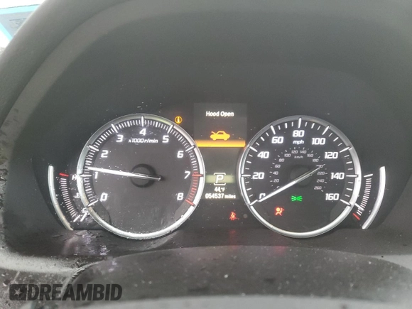 2019 Acura TLX w/Technology Pkg with VIN 19UUB1F51KA003895, listed as a Copart auction lot 83943284 with 54,537 mi miles and Salvage Title. Bid and sale history available at carsss.com. Image 9.