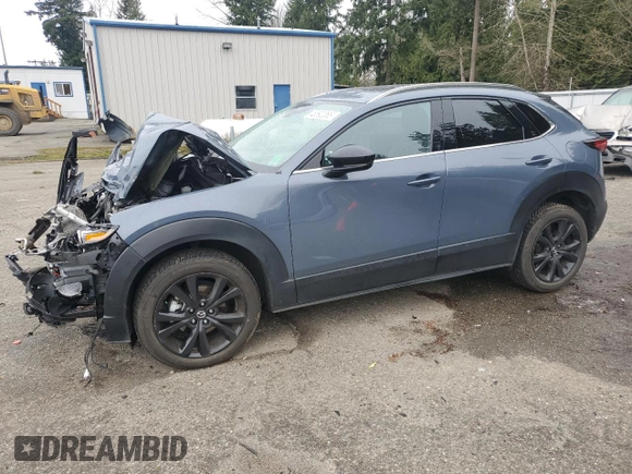 2021 Mazda CX-30 Premium with VIN 3MVDMBDY4MM240977, listed as a Copart auction lot 48592065 with Not Provided miles and Salvage Title. Bid and sale history available at carsss.com. Image 1.