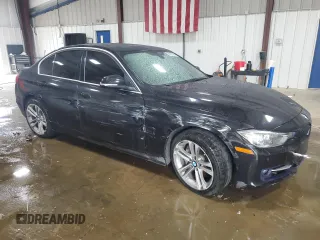 2015 BMW 3 Series 335i xDrive with VIN WBA3B9G53FNR93872, listed as a Copart auction lot 60105305 with 45,776 mi miles and Salvage title. Bid and sale history available at DreamBid. Image 4.