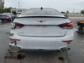 2019 Genesis G80 3.3T Sport with VIN KMTFN4JB7KU306127, listed as a Copart auction lot 86709364 with 51,923 mi miles and Non Repairable. Bid and sale history available at carsss.com. Image 6.
