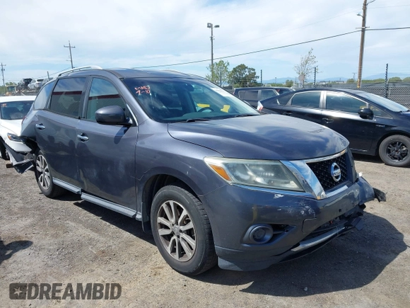 2013 Nissan Pathfinder SL with VIN 5N1AR2MNXDC647145, listed as a IAAI auction lot 41998137 with 138,071 mi miles and . Bid and sale history available at DreamBid. Image 1.