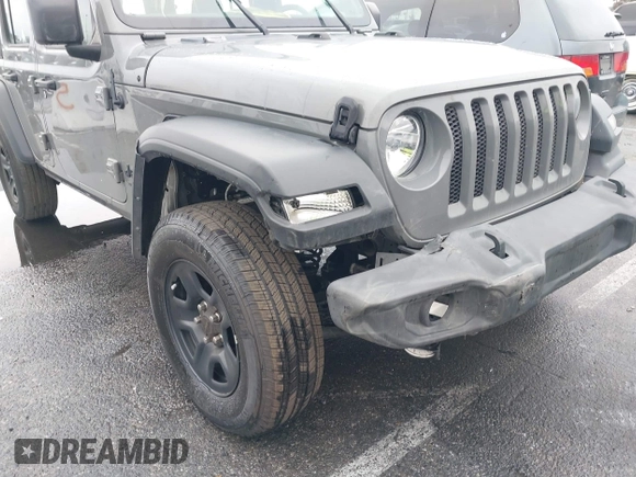 2022 Jeep Wrangler Unlimited High Tide with VIN 1C4HJXDG8NW126143, listed as a IAAI auction lot 41507703 with 44,472 mi miles and . Bid and sale history available at DreamBid. Image 6.