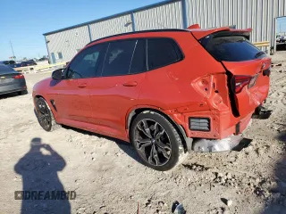2020 BMW X3 M Competition with VIN 5YMTS0C03LLT10995, listed as a Copart auction lot 46398865 with 38,094 mi miles and Salvage Title. Bid and sale history available at carsss.com. Image 2.