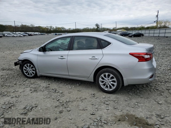 2019 Nissan Sentra SV with VIN 3N1AB7AP1KY400048, listed as a Copart auction lot 53985405 with 49,447 mi miles and Salvage Title. Bid and sale history available at DreamBid. Image 2.