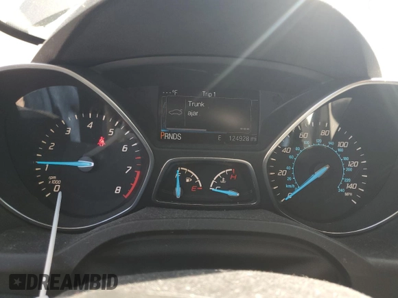 2013 Ford Escape SEL with VIN 1FMCU9HX1DUC79086, listed as a Copart auction lot 57312515 with 124,928 mi miles and Salvage title. Bid and sale history available at DreamBid. Image 9.