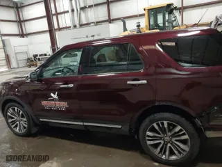 2018 Ford Explorer Platinum with VIN 1FM5K8HT4JGC41478, listed as a IAAI auction lot 41187806 with 184,054 mi miles. Bid and sale history available at carsss.com. Image 15.