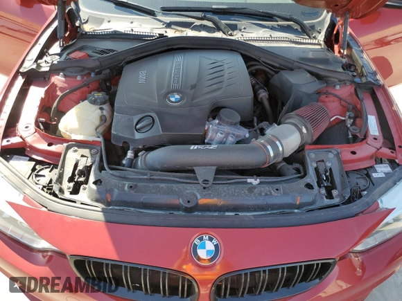 2015 BMW 4 Series 435i xDrive with VIN WBA3R5C51FK372318, listed as a Copart auction lot 52177785 with 74,961 mi miles and Salvage title. Bid and sale history available at DreamBid. Image 12.