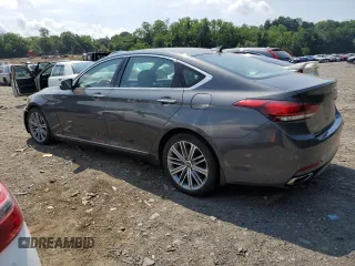 2019 Genesis G80 3.8L with VIN KMTFN4JE7KU310110, listed as a Copart auction lot 59879974 with 61,645 mi miles and Salvage Title. Bid and sale history available at carsss.com. Image 2.