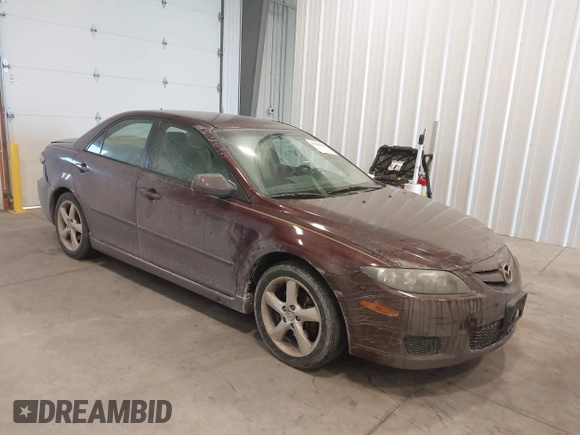2007 Mazda Mazda6 i Sport VE with VIN 1YVHP80C675M28380, listed as a IAAI auction lot 41382556 with 219,474 mi miles. Bid and sale history available at carsss.com. Image 1.