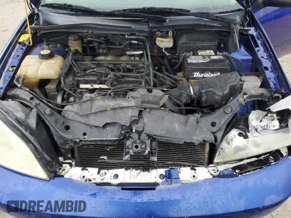 2005 Ford Focus S with VIN 3FAFP37N35R156460, listed as a Copart auction lot 58781635 with 231,066 mi miles and Salvage title. Bid and sale history available at DreamBid. Image 11.
