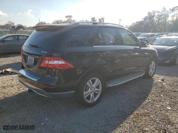 2012 Mercedes-Benz M-Class ML 350 with VIN 4JGDA5HB8CA071667, listed as a Copart auction lot 44715375 with 128,524 mi miles and Salvage Title. Bid and sale history available at carsss.com. Image 3.