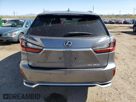 2019 Lexus RX 350L Premium with VIN JTJDZKCA8K2018841, listed as a Copart auction lot 54181935 with 107,276 mi miles and Salvage title. Bid and sale history available at DreamBid. Image 6.