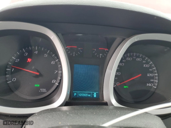 2015 Chevrolet Equinox LTZ with VIN 1GNFLHEK4FZ124763, listed as a Copart auction lot 44382625 with 105,909 mi miles and Salvage Title. Bid and sale history available at carsss.com. Image 9.