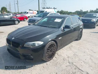 2012 BMW 5 Series 528i with VIN WBAXG5C58CDX05153, listed as a IAAI auction lot 42196906 with 120,652 mi miles. Bid and sale history available at carsss.com. Image 2.